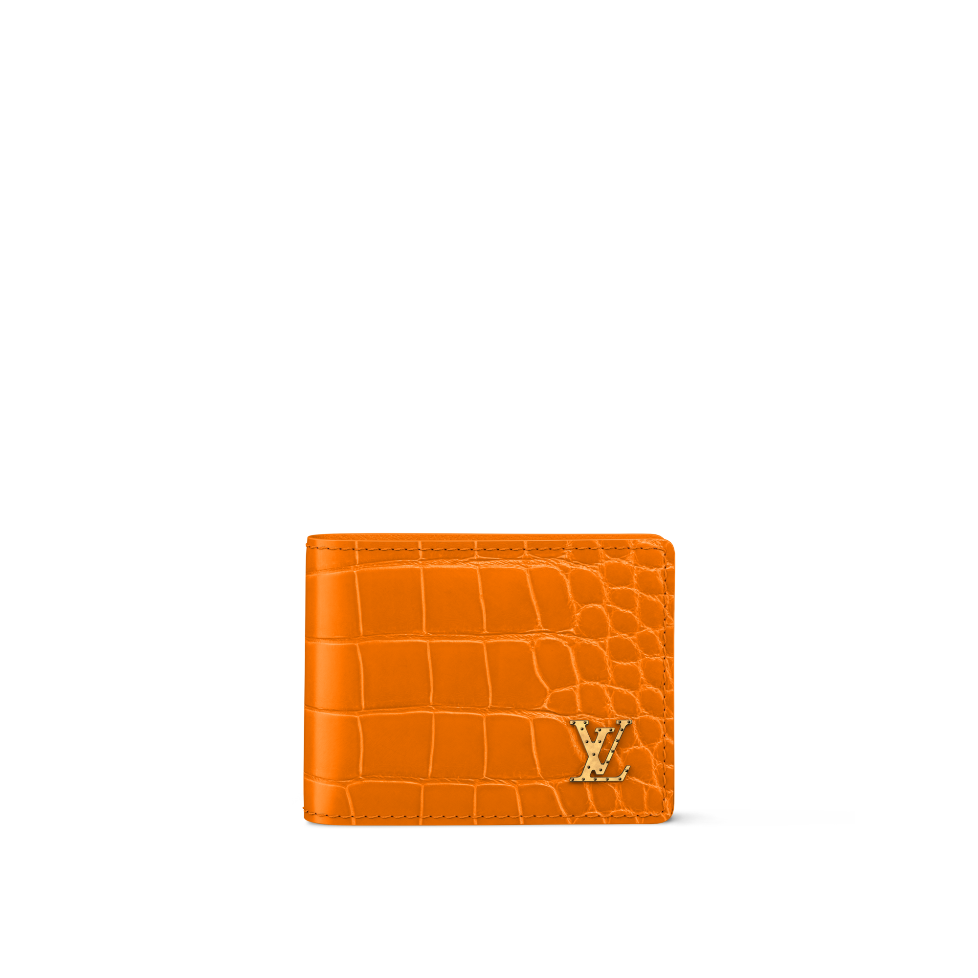 Multiple Wallet Crocodile Mat - Men Small Leather Goods - N89823